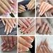 Qiuming 72-Piece French Nail Stencil Stickers | Dual Nail Shape Stickers for DIY French Nails | Perfect Nail Extension & Gel Designs - Buy Online on GoSupps.com