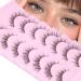 3D Wispy False Eyelashes - Natural Look, Soft Curly Lash Strips - Pack of 7 Pairs - Buy Online on GoSupps.com