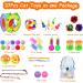 SUPJADE Cat Kitten Toys Interactive-Feather-Toys- 37Pcs Kitten Mice Toys Sets for Indoor Cats Kitten Tunnel Mice Mouse Wand Springs Teaser Toys Kitty (1#) - Buy Online on GoSupps.com