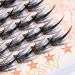 ETVITE DIY Eyelash Extensions 48 Clusters | 3D Effect C Curl | Wispy Spikes Plus Style | Reusable & Long Lasting | Natural Look Individual Lashes - 14mm - Buy Online on GoSupps.com