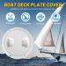 6 Inch White Round Boat Hatch Cover - Universal Deck Plate for Marine Boat, Jet Kayak, Yacht, Fishing Boat, Sailboat - Tongze - Buy Online on GoSupps.com