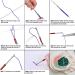 SINGER 8 Piece Punch Needle Embroidery Kit with Interchangeable Handle and Storage Case - Buy Online on GoSupps.com