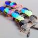 MMMiao Metal Frame Small Round Pet Sunglasses for Special Tidal Glasses for Cats or Small Dogs 1Pack (Golden+Blue) - Buy Online on GoSupps.com