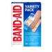 Band-Aid Brand Adhesive Bandage Family Variety Pack  Clear  Tough  and Sport Bandages  Assorted Sizes  30 ct 30 Count (Pack of 1) Assorted