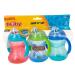 Nuby No-Spill Grip N Sip Silicone Cup 10oz - Boy | Soft Flex Spout, 2 Handle, Clik It Lock - Buy Online on GoSupps.com