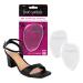 Foot Petals Women's Rounded 1 Pair  Clear Gel  One Size Clear Gel One Size