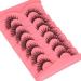 Mavphnee Fox Eye Lashes - Wispy Natural Looking L Curl 18MM Fake Eyelashes for Bratz Cat Eye - Angel Wing Look, Pack of 4 - Buy Online on GoSupps.com