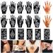 Henna Tattoo Stencil Kit 16 Sheets Henna Tattoo Sticker for Hands  Legs  and Other Parts of The Body. Glitter Airbrush DIY Tattooing Template  Indian Temporary Tattoo Stickers for Women Girls