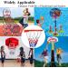 Mini Basketball Hoop Replacement Net - Fits 6 Loop 8-10.25 Rims - All Weather Anti Whip - Buy Online on GoSupps.com