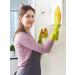 Lanon Wahoo Reusable Household Gloves - Skin-Friendly Cotton Lined Kitchen & Cleaning Use Cyan Size S - 3 Pair Pack - Buy Online on GoSupps.com