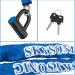 SKYSONIC 4ft Motorcycle Chain Lock - Heavy Duty 10mm Cut-Proof Chains with U Lock Disc - Ideal for Motorcycle, Bike, Scooter, Bicycle, Gates - Buy Online on GoSupps.com