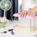 Nail Arm Rest Microfiber Leather Manicure Pillow with Stainless Steel Stand - Pink Nail Art Hand Pillow for Women and Girls - Buy Online on GoSupps.com