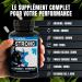 Vitastrong Vitality Complex - 120 G lules T-Strong avec Arginine Taurine Maca Fenugrec Ginseng Ginkgo Zinc Vitamine B6 - nergie Bien- tre Masculin et Soutien la Performance - Buy Online on GoSupps.com