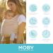 Moby Wrap Evolution Baby Carrier | #1 Baby Wrap for Newborns & Infants | Keeps Baby Safe & Secure | Adjustable for All Body Types | Almond - Buy Online on GoSupps.com