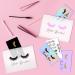 50 Pack Lash Extension Aftercare Thank You Cards - Pink English, 3.5x2 - Lash Supplies - Buy Online on GoSupps.com