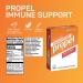 Propel Immune Support Powder Packets - Orange Raspberry (120 Pack) | Vitamin C + Zinc | Immune System Boost | 10 Count (Pack of 12) - Buy Online on GoSupps.com