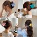 12 Pieces Flower Claw Clips for Women - Matte Hair Jaw Clips in 12 Colors - Non Slip Strong Hold Barrettes for Thick and Thin Hair - Buy Online on GoSupps.com