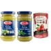 Italian Gourmet ER TEST PACKAGE Barilla Pesto 1x Pesto genovese 190g 1x Pesto Basilico e arugula 190g 2 x 190g + 1x Italian gourmet 100 Italian peeled tomato cans 400g