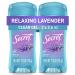 Secret Fresh Antiperspirant Deodorant for Women 72hr Breathable Sweat & Odor Protection Instant Freshness & Gentle PH Balancing Minerals Clear Gel Relaxing Lavender Scent 2.6 oz (Pack of 2) Lavender 2.6 Ounce (Pack of 2)
