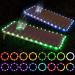 LED Cornhole Lights, Remote Control Cornhole Board Edge and Ring LED Lights, 16Color change by yourself, a great addition for playing Bean Bag Toss Cornhole game at the family backyard at night,2 sets 4ft x 2ft