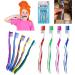 9Pcs Toothbrush Set for Dental Care 19cm Toothbrushes with Soft Bristles and Convenient Handle Non-Toxic Toothbrushes for 3+Y 9 Pack