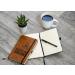 Rico Industries NFL Cleveland Browns Brown Laser Engraved Small Notepad Jounral/Notepad 8.25" x 5.25"- Office Accessory - Buy Online on GoSupps.com
