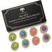 8-Piece Luxury Bath Bomb Set | Natural Organic Vegan Spa Pampering | Essential Oil Scented Fizzers for Home Spa, Birthday, Christmas Gifts - Buy Online on GoSupps.com