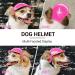 PETLESO Dog Goggles with Helmet Set - Pink | Protective Eyewear for Small & Medium Dogs - Buy Online on GoSupps.com