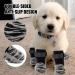 3 Pairs Double Sides Anti-Slip Dog Socks Adjustable Dog Grip Socks Soft Breathable with Strap Dog Paw Protector Cute Pet Socks to Stop Licking Paws and Scratching for Small Medium Large Dog (L) - Buy Online on GoSupps.com