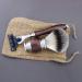 6 Pc Men's Grooming & Shaving Kit | 3 Edge Razor Badger Hair Brush Soap & Bowl | Perfect Gift for Him - Buy Online on GoSupps.com