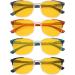Eyekepper 4 Pack Amber Tinted Blue Light Blocking Reading Glasses for Women - +2.50 Magnification Readers - Buy Online on GoSupps.com