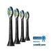 Philips Sonicare DiamondClean Replacement Toothbrush Heads - 4 Black Heads (HX6064/95) - Buy Online on GoSupps.com