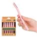 TADA Natural Beauty Biodegradable Dermaplaning Tool 12pk Face Eyebrow Face Razors Face Shaver & Exfoliating (Pink)