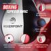 Boxerpoint Large PU Leather Boxing Speed Bag with Anti-Leak Gas Nozzle for Home Gym - MMA Training Speedball - Buy Online on GoSupps.com