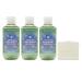 Bath & Body Works Frosted Coconut Snowball 3 Pack Shower Gel with a Natural Oats Bar Soap.