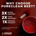 Organic PureClean Beet Root Juice Powder with Nitric Oxide | 300g - Vegan & Nutrient-Rich for Stamina, Energy & Athletic Performance - Buy Online on GoSupps.com