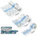 Waterproof Bandage Roll - 18 Rolls for Shower, Tattoo, Swimming - 3 Sizes - Buy Online on GoSupps.com