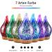 Porseme 100ml Aroma Diffuser & Humidifier - 3D Hand Blister Ultrasound Quiet 7 Color-Changing LEDs BPA Free for Yoga & Spa - Silver - Buy Online on GoSupps.com
