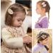 Buy Lyxoto 10-Piece Fabric Embroidery Flower Hair Clips for Girls - Slipproof Metal Snappy Accessories for Children - Buy Online on GoSupps.com