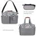 SONARIN Multi-Function Waterproof Baby Changing Bag - Grey | Large Capacity Travel Diaper Bag with Pacifier Holder - Buy Online on GoSupps.com