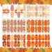 TailaiMei Fall Nail Wraps Stickers - Autumn Self-Adhesive Polish Strips for Thanksgiving Day - Leaves Style Design - 12 Sheets with 2 Nail Files - Buy Online on GoSupps.com