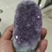 Home Decoration 500-550g Natural Amethyst Geode Quartz Cluster Crystal Specimen Stones Home Collections 800-1000g