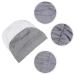Lurrose 2Pcs Soft Beanie Chemo Cap for Women - White Gray | Cancer Headwear & Hair Loss Turban Hat - Buy Online on GoSupps.com