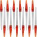 12 Pcs Metal Nail File 6.7 Inch Nail File Stainless Steel Nail File Double Sides Metal Sapphire File with Anti Slip Handle Fingernails Toenails Manicure File for Woman and Men Brown