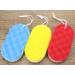 Tupalizy 3PCS Soft Bath Sponge Body Scrubber Set for Exfoliating Shower - Assorted Colors - Ideal for Women, Men, and Family - Hanging Robe Included - Perfect for Cleaning and Scrubbing - Buy Online on GoSupps.com