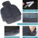 Yajexun Foot Warmer & Hot Water Bottle - 2L Cozy Plush Foot Bag for Men & Women - Removable Gray 2000ml - Buy Online on GoSupps.com