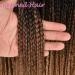 TOMO Handmade Goddess Box Braids - 7 Packs of 22 Strands/Pack (18 inch) T1B/30/27 Ombre Synthetic Hair Extensions - Buy Online on GoSupps.com