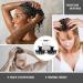 2-Piece Wakisaki Solid Silicone Scalp Massage Brush Set - Mold-Resistant Hair Shampoo & Head Massager (Black) | International Shipping - Buy Online on GoSupps.com