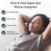 Open-Eye Warm Compress Mask for Dry Eyes - Best Heated Eye Relief for Styes & Irritation - Reusable, Effective & FDA Cleared - Buy Online on GoSupps.com