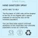 SPARITUAL Hand Sanitizer Spray 2oz Travel Size | 4-pack Bundle Isopropyl Alcohol Based Hand Sanitizers - Buy Online on GoSupps.com